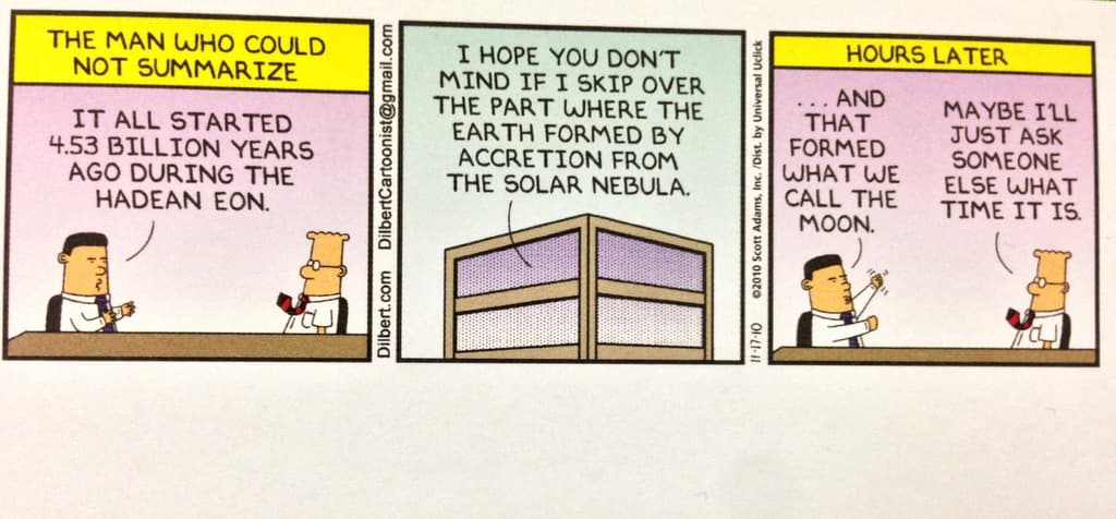 Drei Bilder: zwei Personen in Hemden und Krawatten auf Stühlen mit Text auf den Bildern und ein Gebäude in der Mitte.