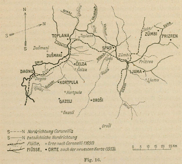 Eine Karte von Köln, Deutschland, zeigt die Positionen der deutschen Armee mit Text und Zahlen.