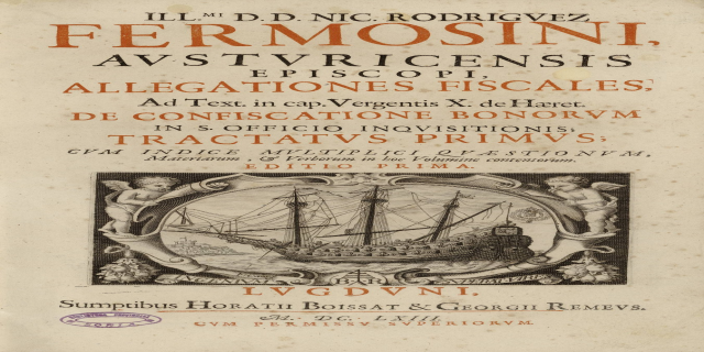 Altes Buchcover mit einem vintage-Schiff mit wehenden Segeln auf dem Wasser, Text in klassischer Schriftart, gedämpfte Farben.