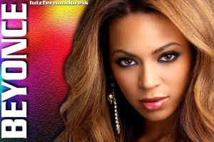 Ein bearbeitetes Bild mit einem Foto einer S├Ąngerin und ihrem Namen daneben.