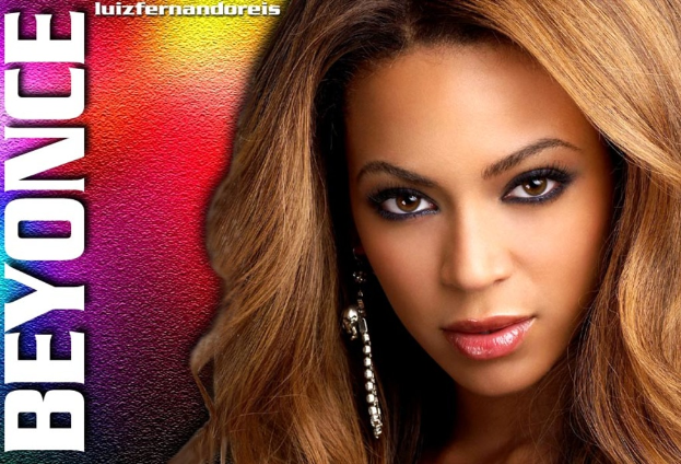 Ein bearbeitetes Bild mit einem Foto einer S├Ąngerin und ihrem Namen daneben.